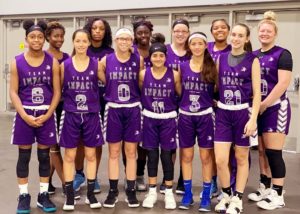 Impact 2021 Girls Youth After School Travelling Basketball Team Gainesville Florida